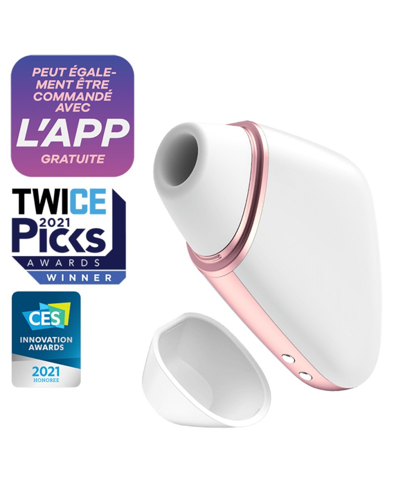 Stimulateur blanc Satisfyer Love Triangle 